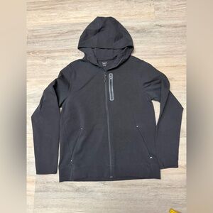 Men’s Old Navy Active Black Hooded Full Zip Jacket